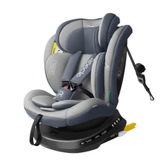 Autostoel - Isofix Autostoeltje - 0-12 jaar - Grijs - Reecle