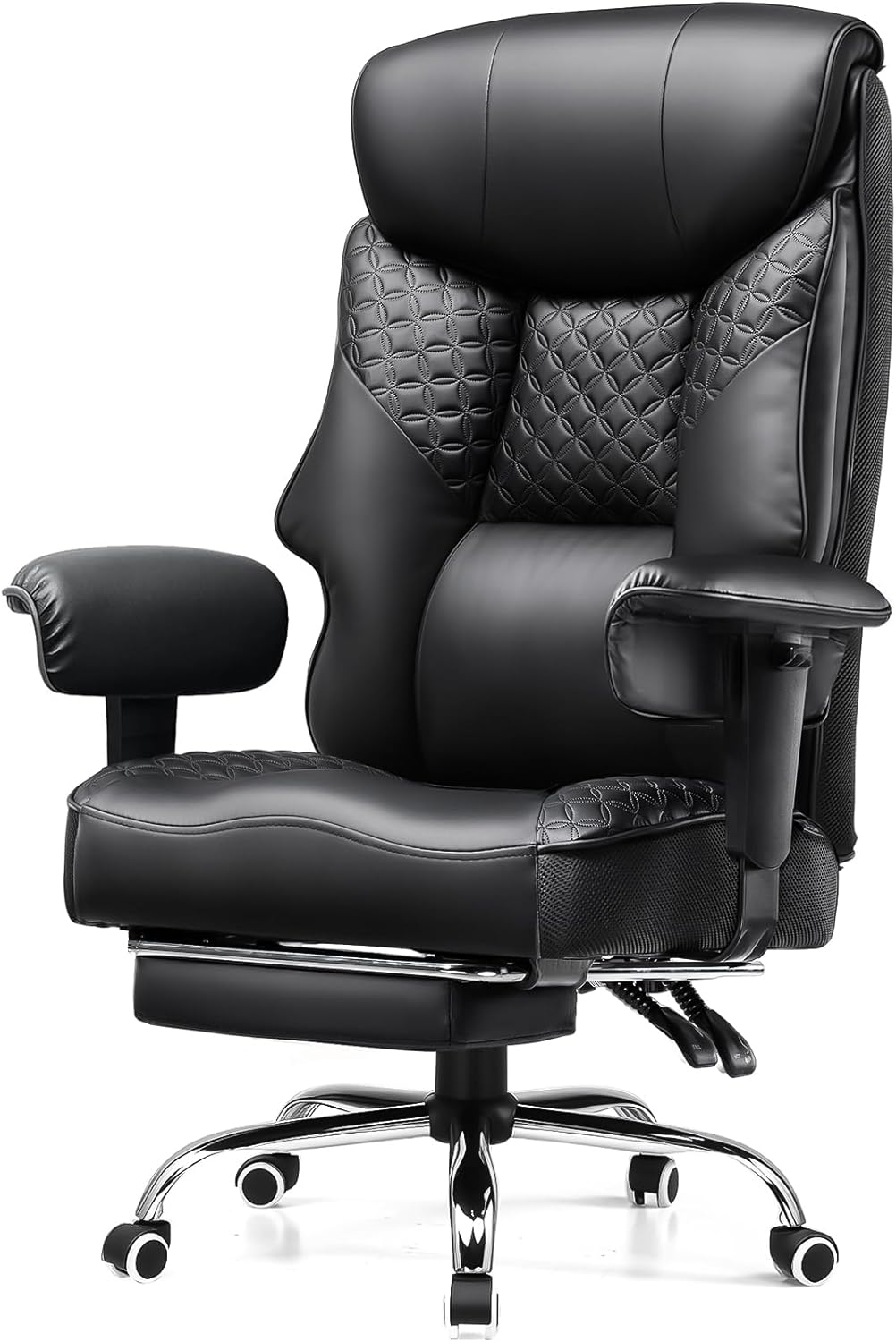 Ergonomische Bureaustoel -  Office Chair - Gamestoel - Volwassenen - Zwart - COMHOMA