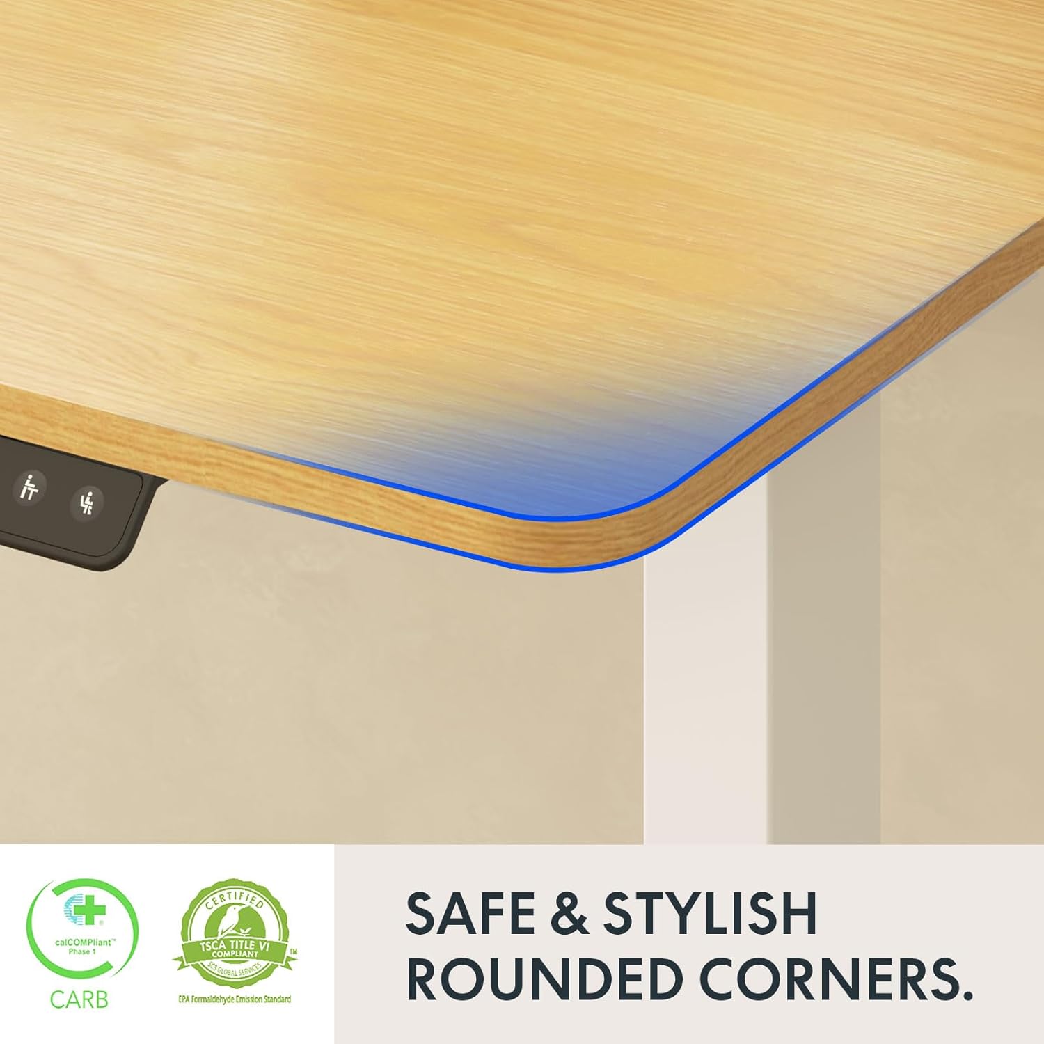 FLEXISPOT FQ Pro Elektrisch Hefbaar Bureau 120x60cm, Hefbaar Bureau met Volledig Tafelblad, Obstakel Retractie, 4 Geheugenfuncties, Staand Bureau voor Kantoor & Thuis & Telewerken, Wit