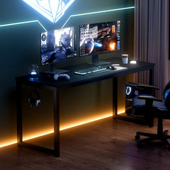 Bureau - Computerbureau - Computertafel - 160x60 cm - Zwart - SANODESK