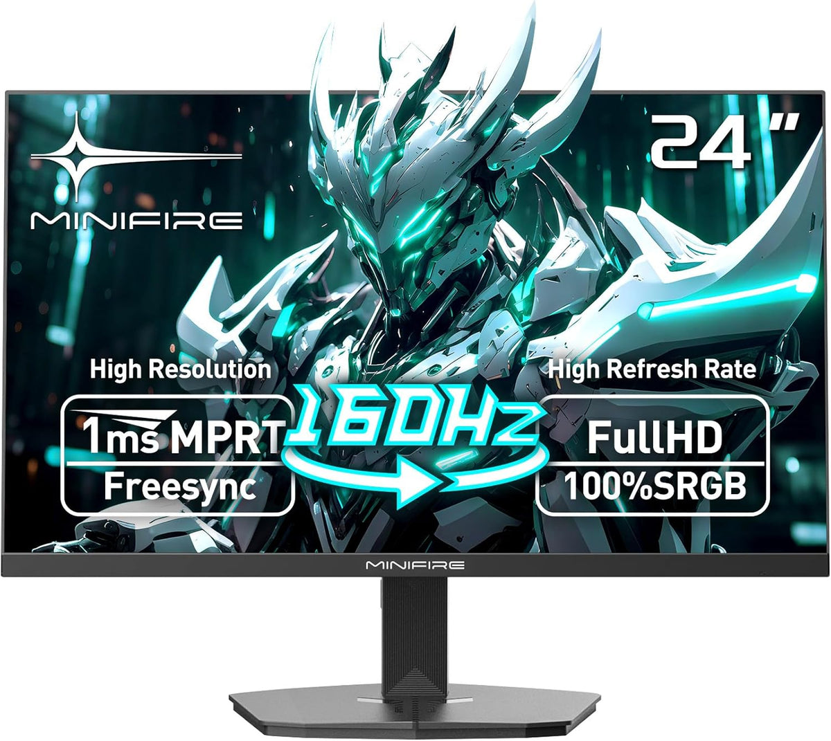 Gaming Monitor - Beeldscherm computer - 24 inch - 160Hz - FHD - Minifire