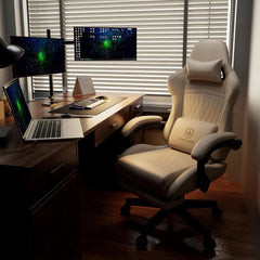 Ergonomische Bureaustoel -  Office Chair - Gamestoel - Volwassenen - Beige - GTPLAYER - ACE-PRO6