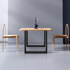 Tafelpoten - Metaal - 70x72 cm - Zwart - ECD Germany •