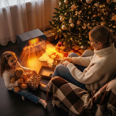Teendow PTC Keramische ventilatorkachel met 3D-vlameffect, 1500 W turbo, 800 W energiebesparende modus, natuurlijke wind, oververhittings- en kantelbeveiliging, fluisterstil voor slaapkamer en