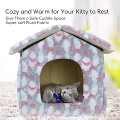 Kattenmand - Kattenhuis - Wigwam - 48x45x39 cm - Nobleza •