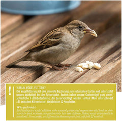 wildtier herz I XL Vogelhuis voor aan de muur, weerbestendig, van massief hout, wandvogelvoederhuis voor vogels, om op te hangen