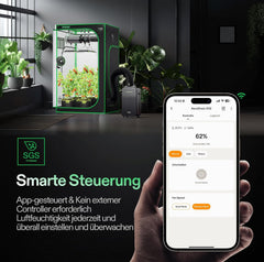 Luchtontvochtiger - Dehumidifier - Slaapkamer & Badkamer - Zwart - AeroDrain D12 - VIVOSUN