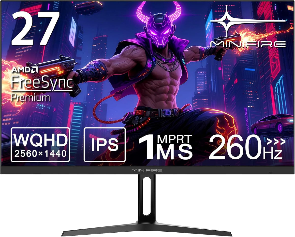 Gaming Monitor - Beeldscherm computer - 27 inch - 260Hz - WQHD - Minifire