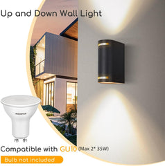 Wandlamp buiten - Tuinverlichting - Buitenverlichting - Zwart - Aigostar