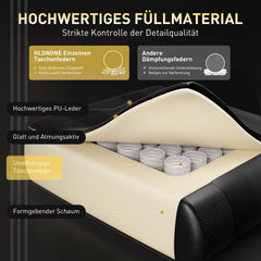 Ergonomische Bureaustoel -  Office Chair - Gamestoel - Volwassenen - Zwart/Grijs - HLDIRECT •