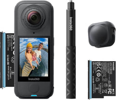 Insta360 X4 Air Starterpakket | De lichtste 8K 360°-actiecamera voor epische avonturen | Voor reizen, sport en vloggen | Vloeiende, stabiele en eenvoudig te bewerken video's, altijd en overal