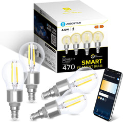 Aigostar LED Gloeilamp - Dimbaar - 4,5W - E14 - 4 Stuks