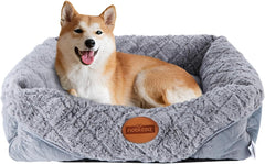 Hondenmand - Hondenkussen - Hondenbed - 70x60 cm - Grijs - Nobleza