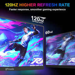 Portable monitor - Draagbare monitor voor laptop - 120Hz - 18,5 inch - Zwart - Iproda