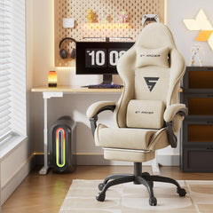 Ergonomische Bureaustoel -  Office Chair - Gamestoel - Volwassenen - Wit- ST