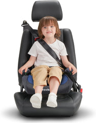 Zitverhoger isofix - Stoelverhoger auto - 6-12 jaar - Blauw - Jovikids