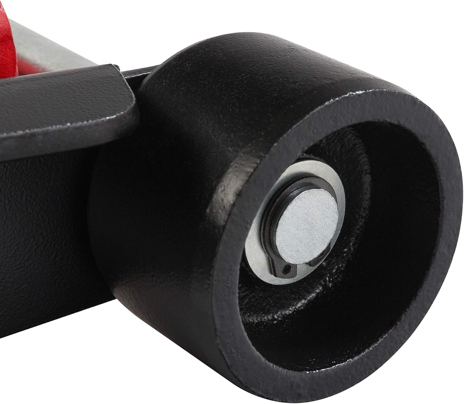 Arebos 3T Hydraulische garagekrik, plat, onderrijhoogte 85-500 mm, dubbele zuiger, 3 lagen, krik, standaard voor personenauto's