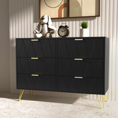 Commode - Dressoir - Ladekast - 100x34x73 cm - Zwart - UEV