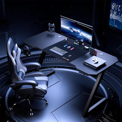 Gaming bureau - Gaming desk - Gaming tafel - 120x60 cm - Zwart - GTPLAYER