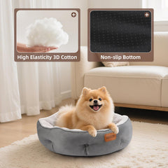 Hondenmand - Hondenkussen - Hondenbed - Grijs - 80 cm - Nobleza