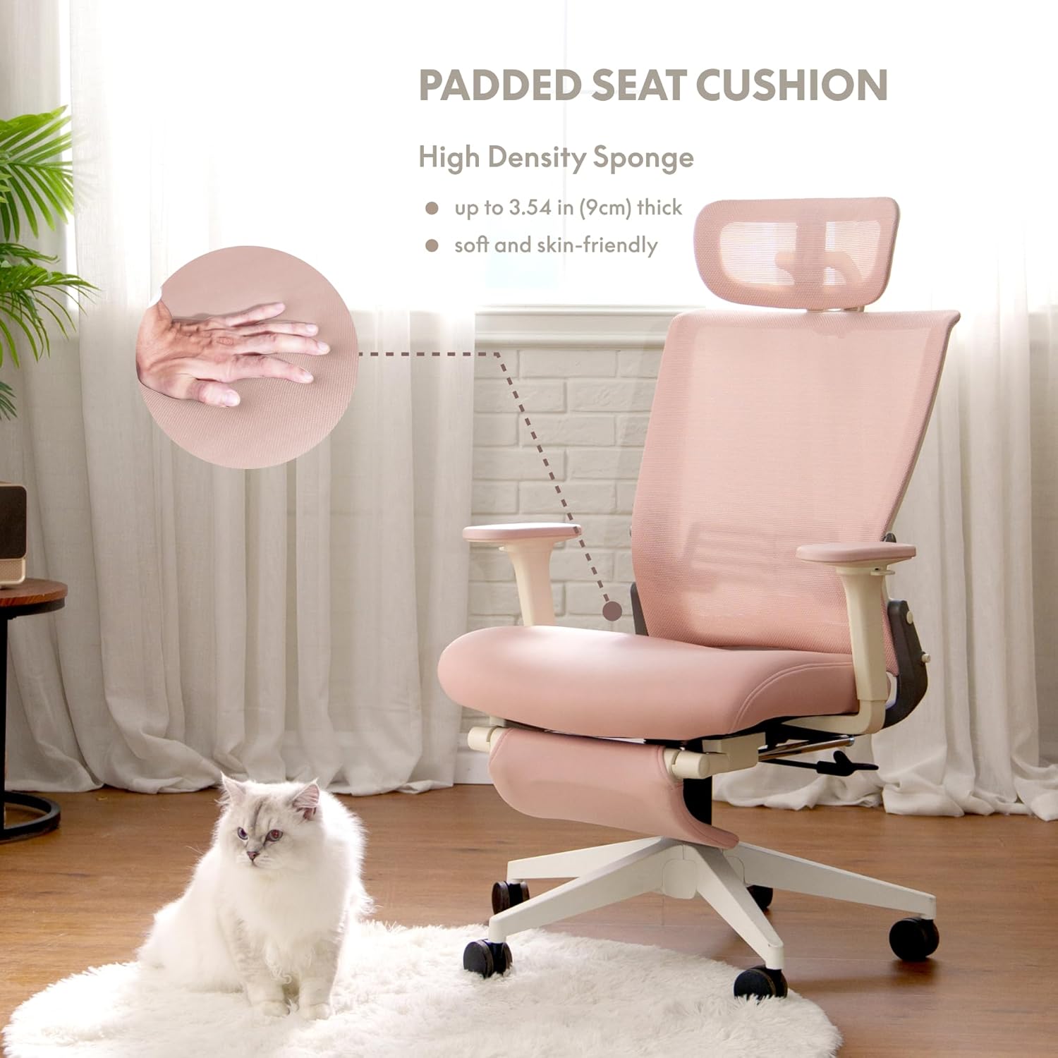 Ergonomische Bureaustoel -  Office Chair - Gamestoel - Volwassenen - Roze - FLEXISPOT