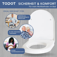 WC bril Softclose - Toiletbril - Wit