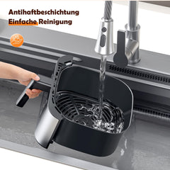 Airfryer XXL - heteluchtfriteuse - 8L - 2600W - Zwart - OYAJIA