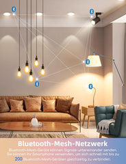 E27 LED lamp - Dimbaar - Smart lamp - 6,5W - 4 stuks - Aigostar