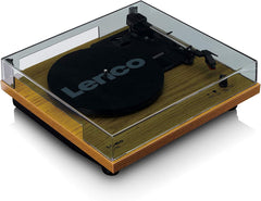 Lenco Platenspeler LS-10 - Draaitafel met geïntegreerde luidsprekers - hout, 2 x 3 Watt