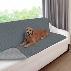 Hondendeken auto achterbank - hondenmat - 208x132 cm - Grijs - Nobleza