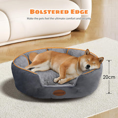 Hondenmand - Hondenkussen - Hondenbed - Grijs - 63x53 cm - Nobleza