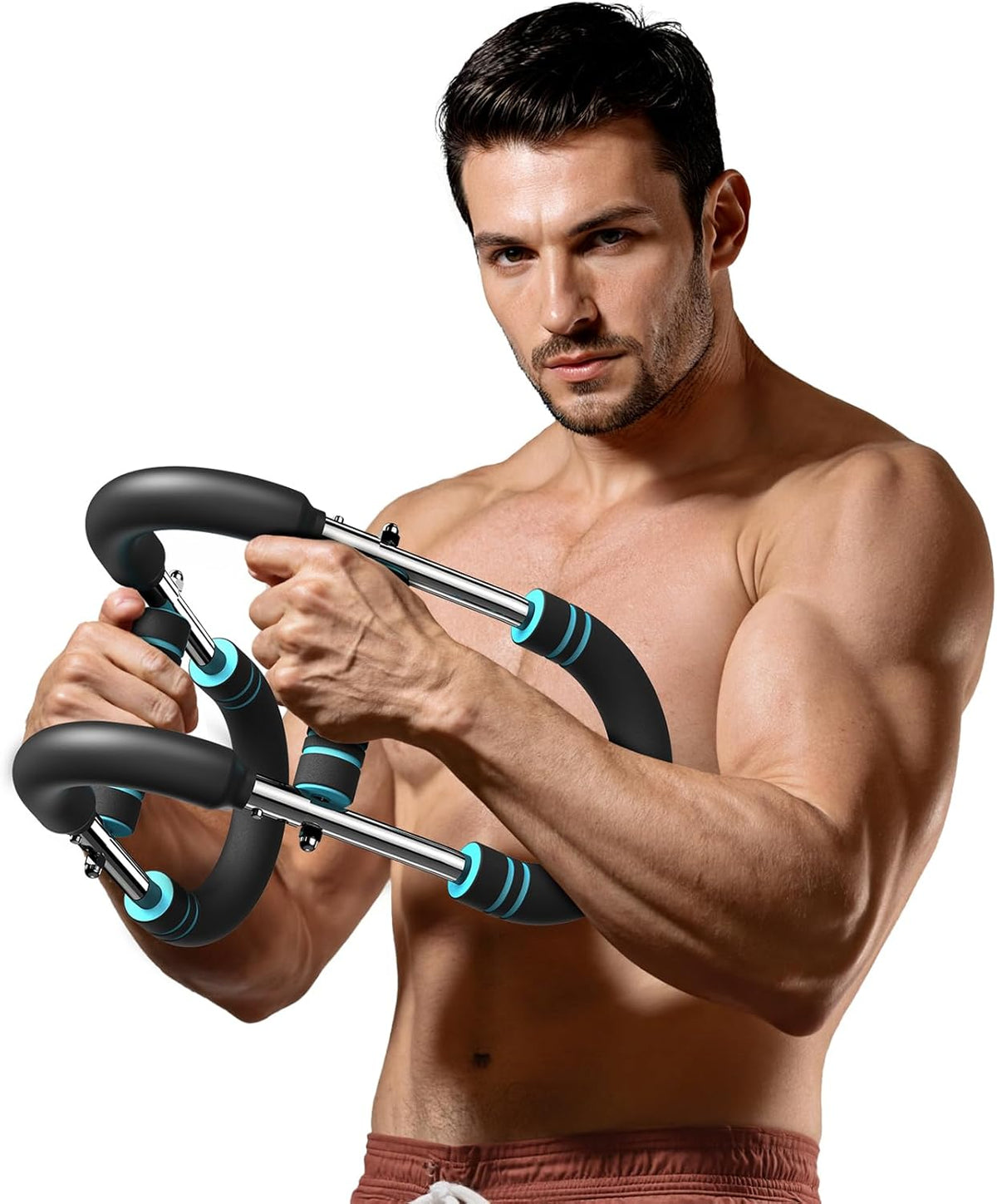 Muscle Pump - Borst trainer - Buikspiertrainer - 27-50 kg - Zwart - MERACH •