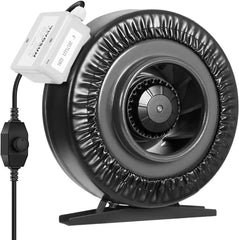 VIVOSUN Buisventilator, 150 mm, afvoerventilator, buisventilator, 748 m³ uur, met variabele toerentalregelaar voor kweektent, ventilatie, plantentent, indoor tuin, ventilatieventilator Z6
