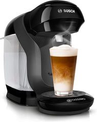 Bosch Tassimo Style TAS1102 Koffiezetapparaat, 70 dranken, volautomatisch, geschikt voor alle kopjes, ruimtebesparend, 1400 W, zwart