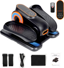 Stoelfiets - Voor ouderen - Bureaufiets - Bewegingstrainer - Zwart - TIXMAC