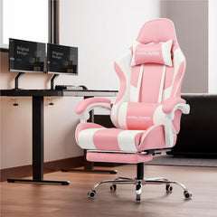 Ergonomische Bureaustoel -  Office Chair - Gamestoel - Volwassenen - Roze - GTPLAYER