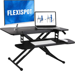 Monitor verhoger - Laptop verhoger - Bureau verhoger - 78x48 cm - Zwart - M18M - FLEXISPOT