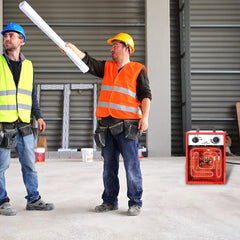 Ventilatorkachel - Elekrtische kachel - 5000W - Rood - Aufun