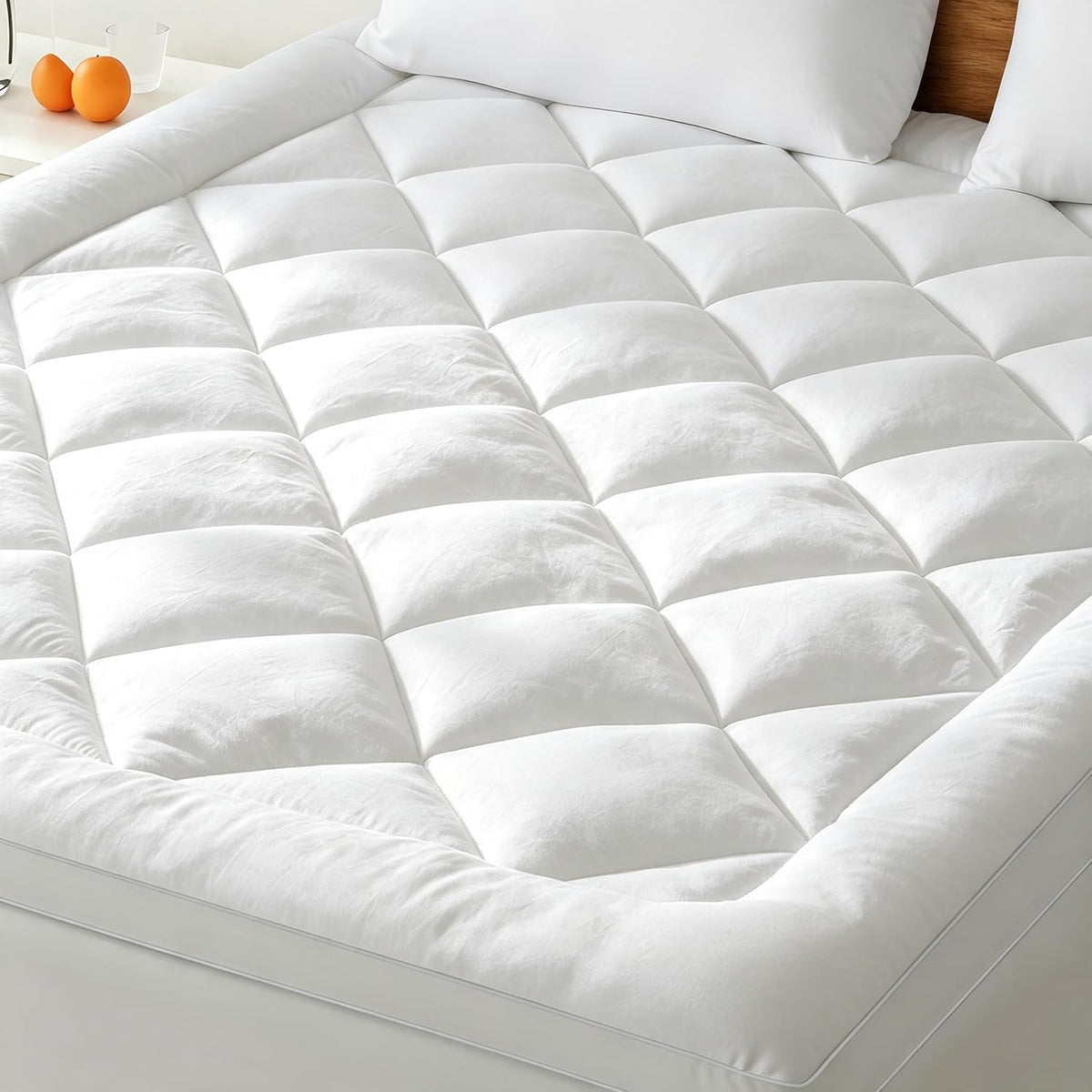 Topper 140x200 cm - Matrastopper - Topdekmatras - Wit - BedStory