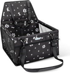 Hondenmand auto - Autostoel hond - 40x34x25 cm - Zwart - Nobleza