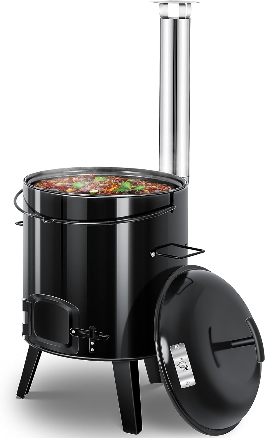 KESSER® Goulashketel - Goulashpot - Kookpot - Geëmailleerd - Zwart