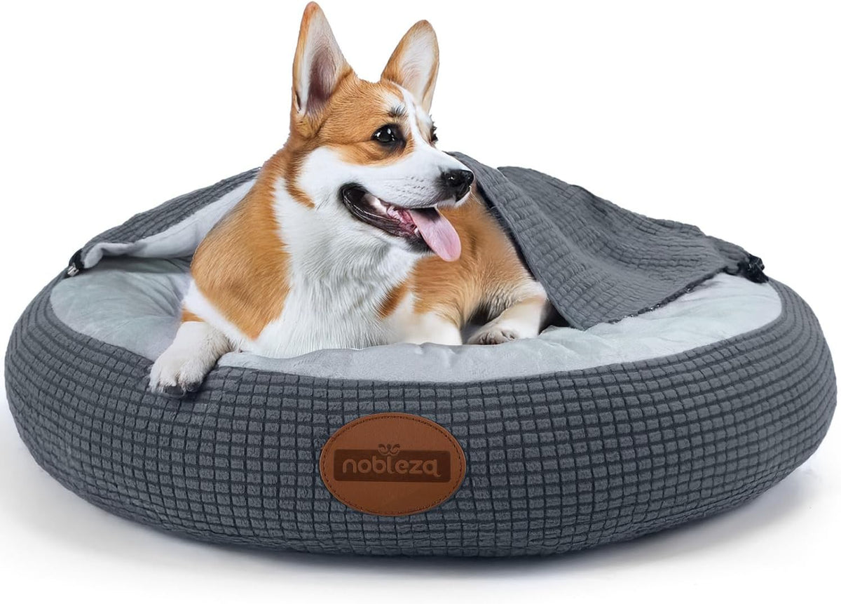 Hondenmand - Hondenkussen - Hondenbed - Grijs - 66 cm - Nobleza