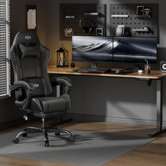 Ergonomische Bureaustoel - Office Chair - Gamestoel - Volwassenen - Zwart - HLDIRECT