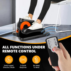 Stoelfiets - Voor ouderen - Bureaufiets - Bewegingstrainer - Zwart - TIXMAC