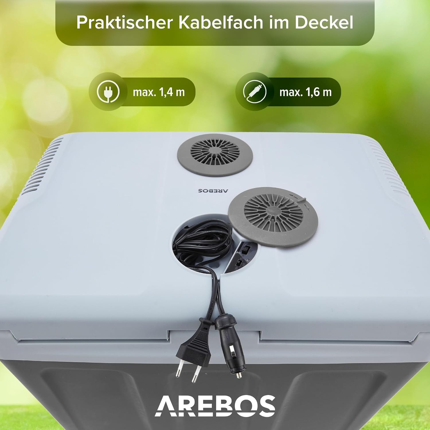 Koelbox Elektrisch – 12V en 230 volt - Coolbox - Frigobox - 40L – Antraciet