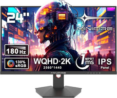 Gaming Monitor - Beeldscherm computer - 24 inch - 180Hz - WQHD - Minifire