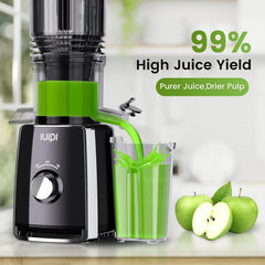 Slowjuicer - Sapcentrifuge - Groenten en fruit - Wit - SPZTJK