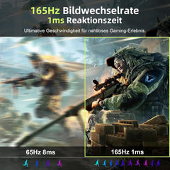 Gaming Monitor - Beeldscherm computer - 34 inch - Curved - 165Hz - QHD - Amzfast
