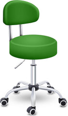 Zadelkruk - Kruk op wielen - Rolkruk - Draaikruk - Groen - TRESKO