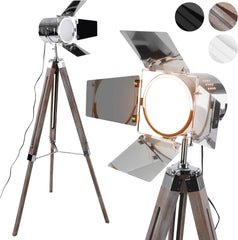 Vloerlamp - Staande lamp - 148 cm - Zilver - Jago